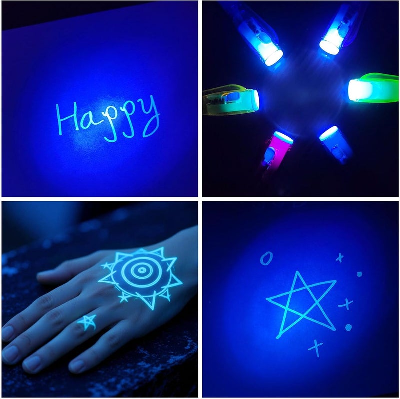 UTOBSOV 24 PCS Invisible Ink Pen with UV Light Magic Marker Spy Pen Party Favors for Kids Goodie Bags Stuffers for Kids Birthday Gifts Classroom Prizes - Image 2